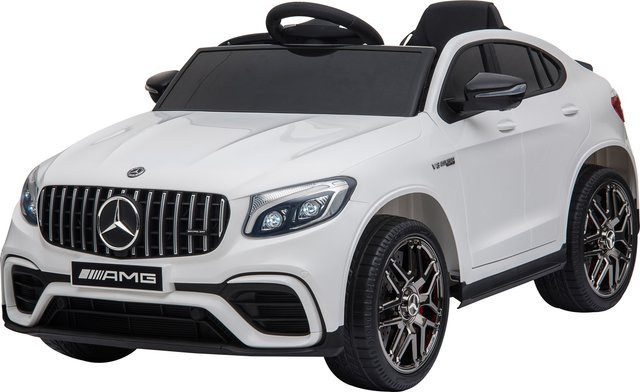 HOMCOM Mercedes-Benz AMG GLC63S COUPE Elektroauto, Weiß, ab 2 Jahre - Bild 1