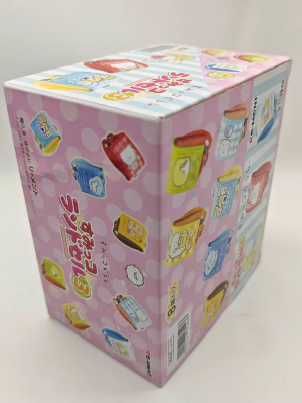 RE-MENT Sumikko Gurashi Mini-Schultertaschen Blind Box mit Shirokuma, Tonkatsu und Neko als mehrfarbige Kunststoff-Miniatur-Figuren - Bild 7
