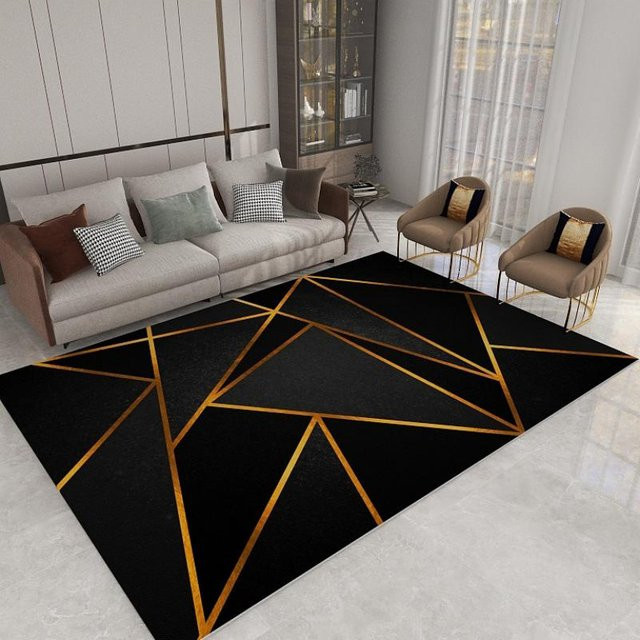 Moderner geometrischer Teppich von VIKAMA für Wohnzimmer und Schlafzimmer B/B: 80 x 120 cm - Bild 1