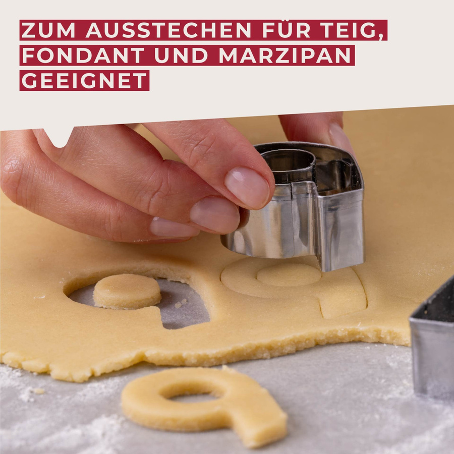 Fackelmann Zahlen-Ausstecher Nr. 9 aus Edelstahl in Silber, spülmaschinenfest - Bild 3