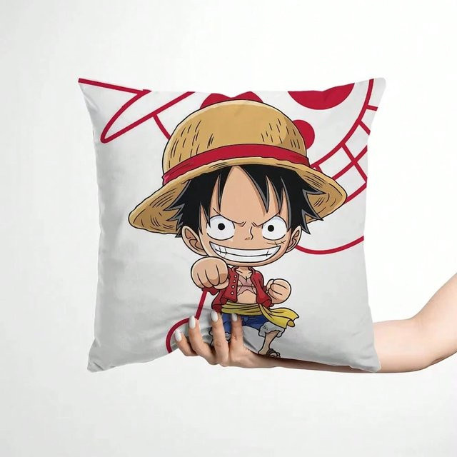 Bandai One Piece Monkey D. Luffy Kissenbezug in Multicolour für Anime-Fans - Bild 1