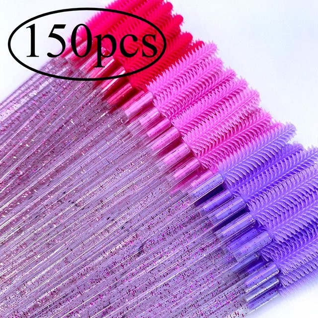 Zanse Wimpern Pinsel Silikon Gel Mascara Applikator, 150 Stück - Bild 1