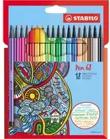 STABILO Fasermaler Pen 68 Set mit 18 Farben in Multicolour - Bild 1