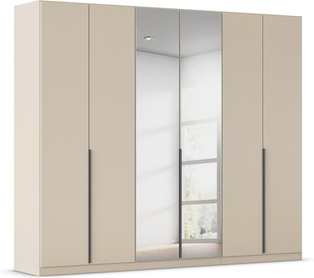 RAUCH Drehtürenschrank Alabama mit Spiegel in Beige-Champagner und grauen Griffen, B/H: 271 x 210 cm - Bild 1