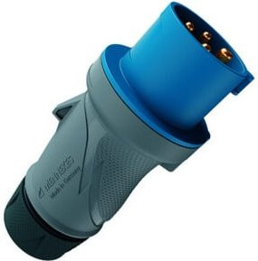 MENNEKES CEE Stecker PTX 32A 4p 9h 230V IP54 Blau mit Schraubanschluss - Bild 1