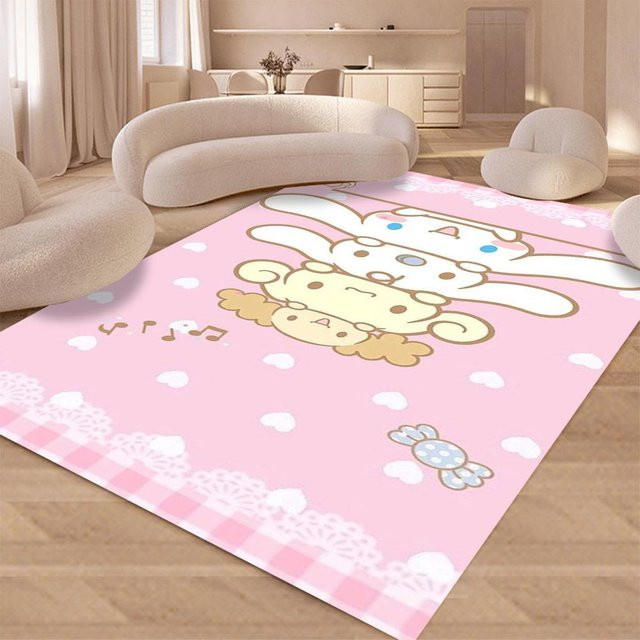 Miniso Disney Cinnamoroll Kinderteppich Pink B/B: 80 x 120 cm - Bild 1