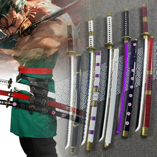 MINISO Fantasy Glow Roronoa Zoro Katana, Ninja Messer Schwert, mit Led Licht - Bild 1