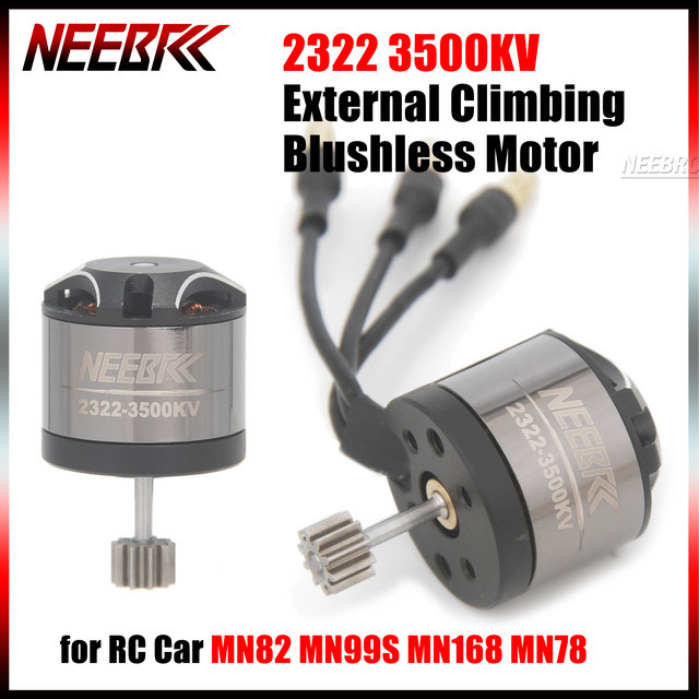 NEEBRC Externer Kletter-Bürstenloser Motor, 1:12, Metall, Schwarz - Bild 1