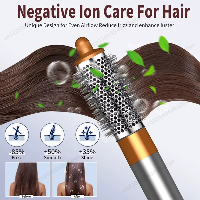 Sencicimen 6-in-1 Multi-Haarstyler mit negativen Ionen, Blau - Bild 3