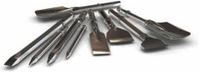 P&V Spaten Padley & Venables Farbe: Silber, Breite: 330 mm, Tiefe: 125 mm - Bild 1