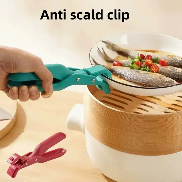 DUTRIEUX Multifunktionaler Silikon Tablett-Halter und Schüssel-Clip mit Anti-Slip-Funktion für die Küche - Bild 1