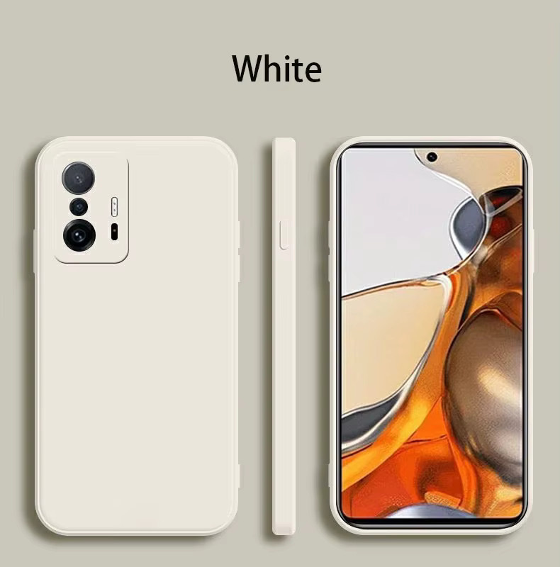 Silikon Schutzhülle mit Flüssigkeitseffekt für Xiaomi Mi 11T und Xiaomi 11T Pro 5G in Schwarz - Bild 3