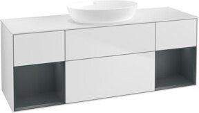 V&B Waschtischunterschrank Finion in Weiß Lack, Breite: 160 cm, Tiefe: 50,1 cm, Höhe: 50,1 cm - Bild 1