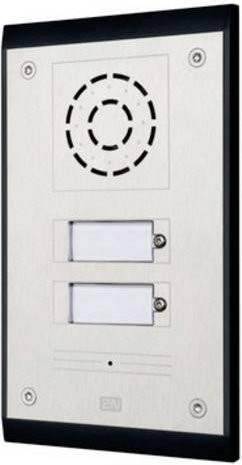 2N Audio Intercom 9153102 Wandmontiert in Schwarz und Silber - Bild 1