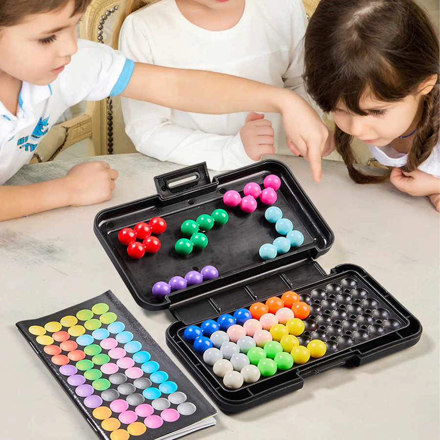 KNYYSECQ 3D Smart Battle Color Pyramid Magic Bead, Perlenspiel, Bunt / Mehrfarbig, ab 3 Jahre - Bild 4