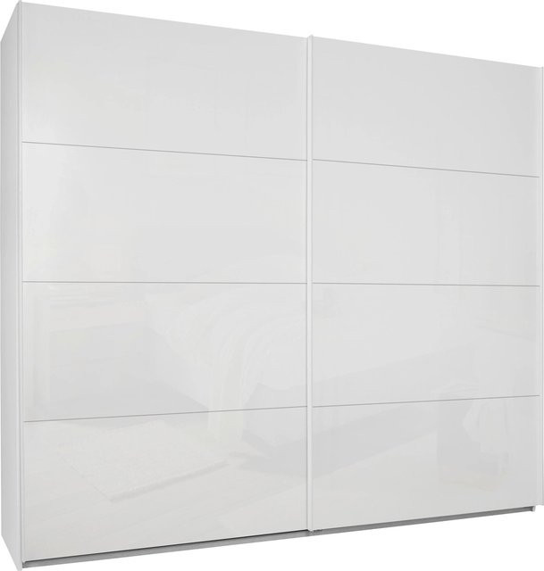 Mömax Schwebetürenschrank Lago in Weiß, B/H/T: 251 x 222 x 60 cm - Bild 1