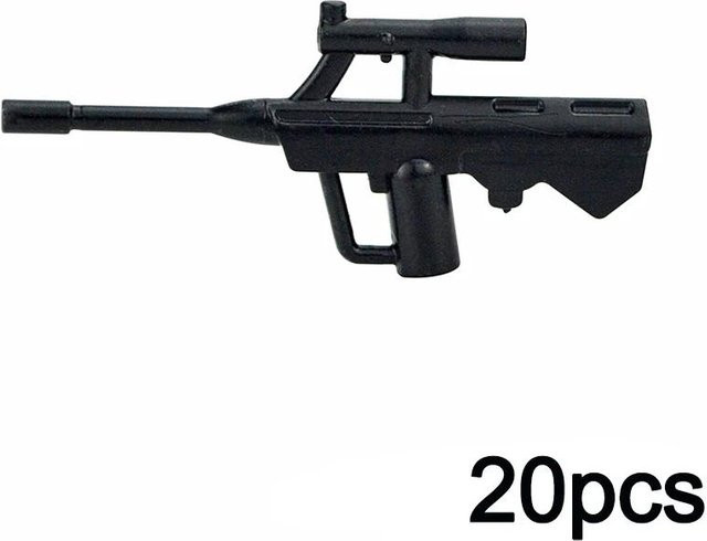 Leduo Zweiter Weltkrieg Waffen, Bausteine, Soldaten, ab 3 Jahren - Bild 1
