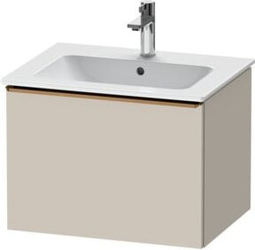 Duravit Waschtischunterschrank D-Neo wandhängend in Beige matt, B: 61,0 cm, T: 46,2 cm, H: 44,0 cm - Bild 1