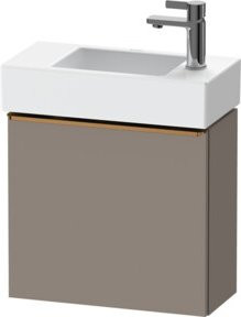 Duravit Waschtischunterschrank D-Neo in Grau Matt mit einer Tür, Wandhängend, B/H/T: 48,4 x 44,0 x 22,2 cm - Bild 1