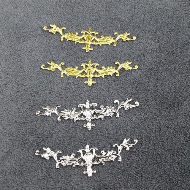 meiruhua Charms, Messing, Gold, Blume, Unisex - Bild 1