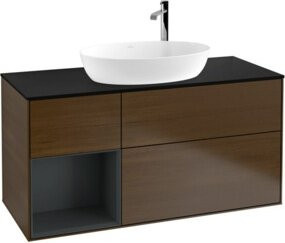 V&B Waschtischunterschrank Finion mit Wandbeleuchtung, Breite: 120 cm, Tiefe: 50,1 cm, Höhe: 50,1 cm - Bild 1