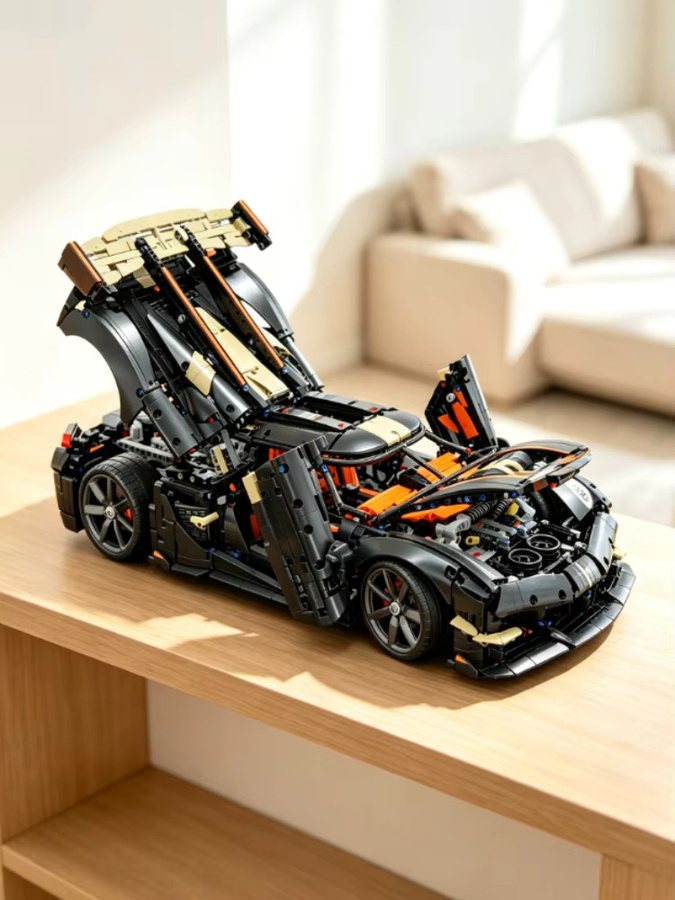Spear Megacar Super Racing DIY Modell Bausatz, 4.104 Teile, ab 14 Jahren - Bild 6