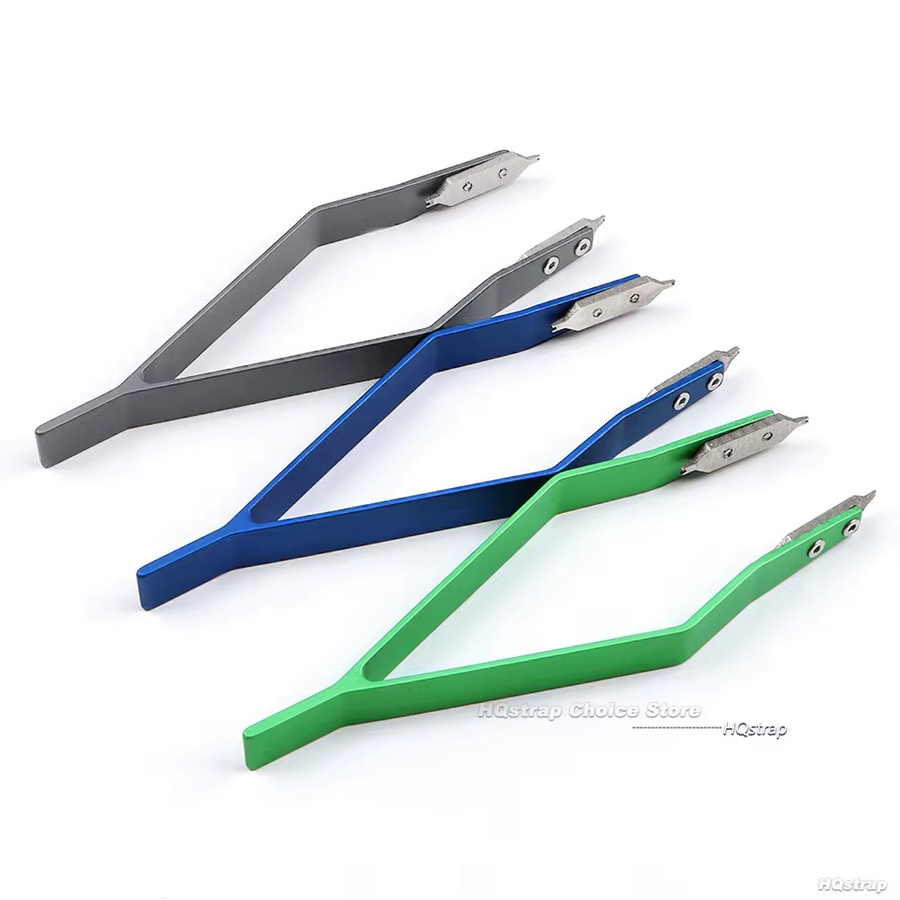 HQstrap Pinzette für Uhrenfedersteg, Edelstahl, dark grey - Bild 2