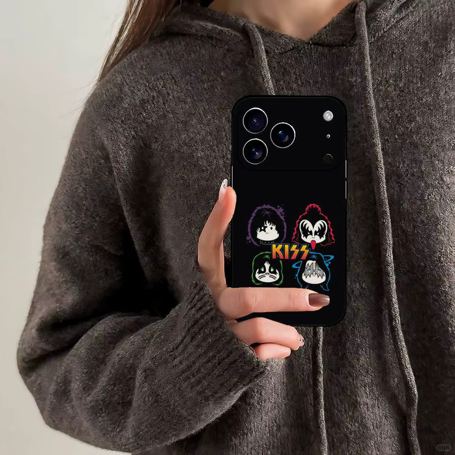 Mesuca Gene Simmons K-Kiss Band Handyhülle für iPhone in Schwarz - Bild 2