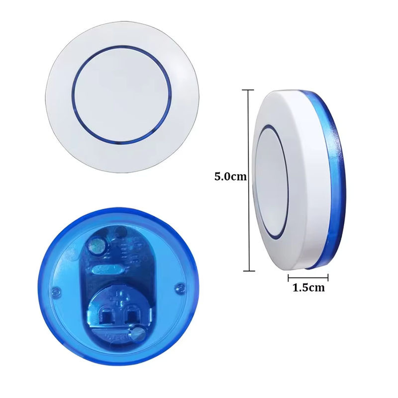 Szaoju Intelligenter RF 433MHz Funk-Lichtschalter mit Fernbedienung, Runder Wandschalter für LED-Lampen, Weiß, 220V, 10A - Bild 3