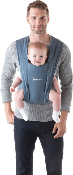 Ergobaby Embrace Hybrid-Babytrage in Oxford Blue mit 2 Tragepositionen - Bild 4