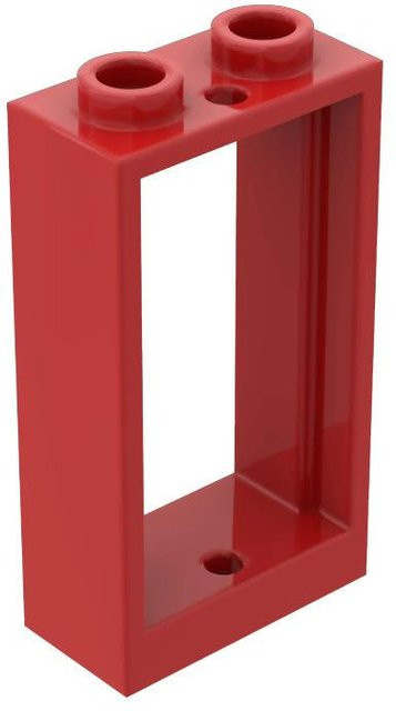 Yiran toy Rahmensteine 1x2x3, 50-teiliges Set, Rot, Zubehör - Bild 1
