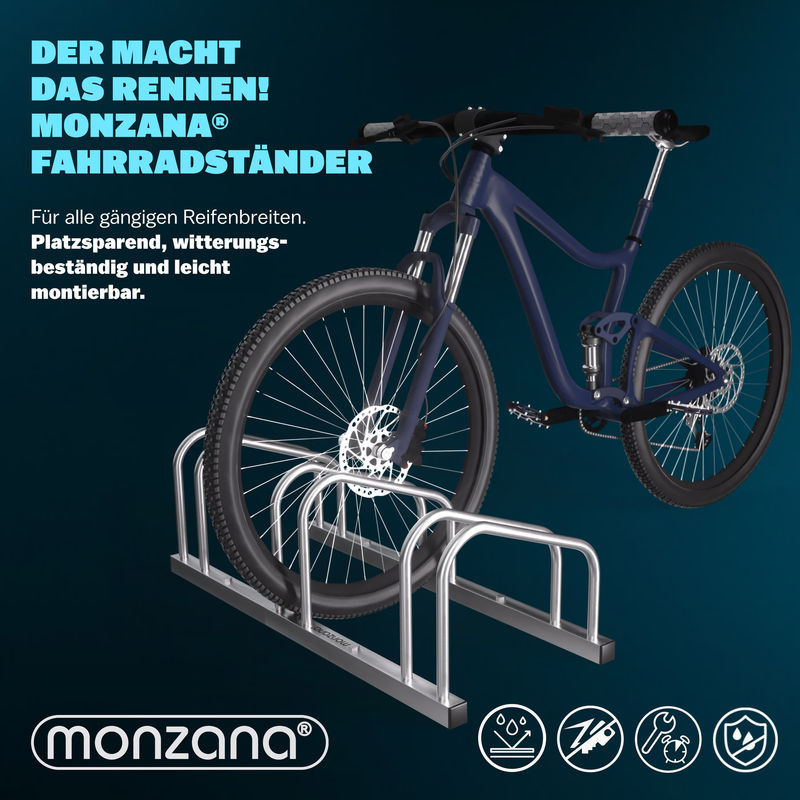 Fahrradständer für 3 Fahrräder B/T/H: 84 x 32 x 27 cm - Bild 4