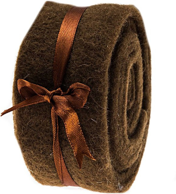 idee. Creativmarkt Dekoband aus Filz in Braun, Breite: 5 cm, Länge: 200 cm - Bild 1