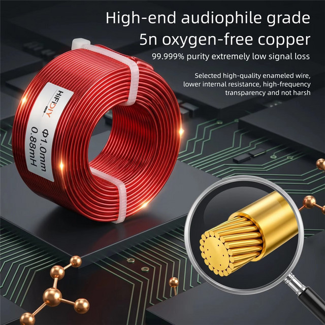 HIFIDIY LIVE Sauerstofffreie Kupfer-Induktionsspule aus reinem Kupfer 1,0 mm - Bild 1
