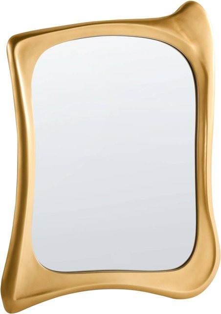 Beliani Wandspiegel CONCARNEAU in Gold, modern, B: 65 cm, H: 94 cm, T: 4 cm - Bild 1