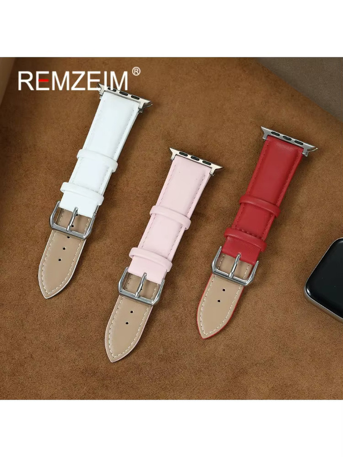 REMZEIM Uhrenarmband Kunstleder, Unisex - Bild 2