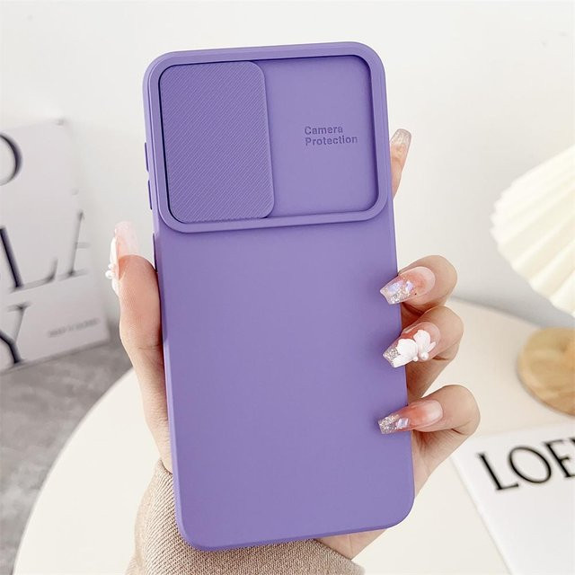 Schiebe-Kameraschutzhülle für Samsung Galaxy S25 S24 S23 S22 S21 Ultra Plus FE A55 A35 A54 A34 A14 in Purple - Bild 1