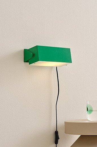 Jotex ARCACHON MINI Wandlampe in Grün, verstellbare Metall-Nachtleuchte für Kinderzimmer mit E14 Fassung - Bild 1