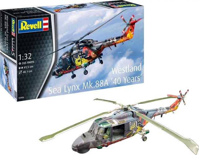 Revell Westland Sea Lynx Mk.88A 40 Years Special Edition, Modellbau, 1:32 - Bild 1