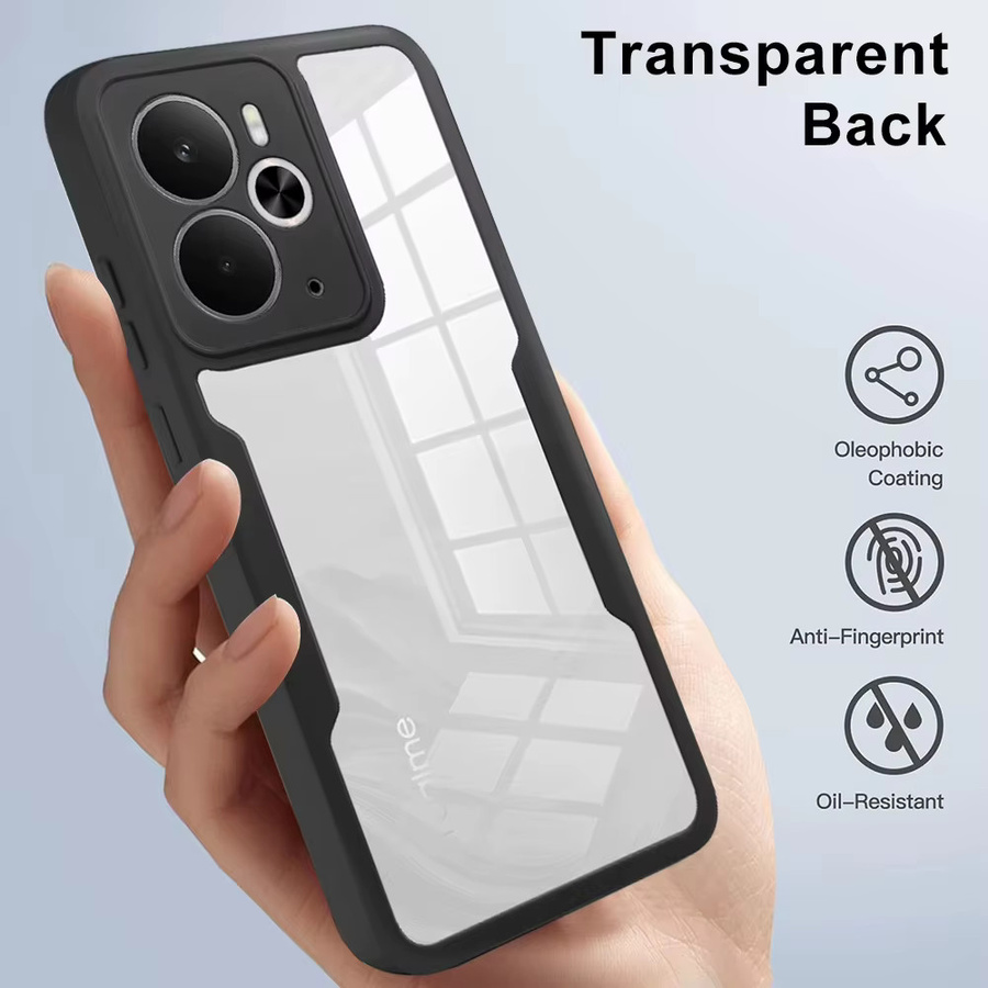 360-Grad-Ganzkörper-Displayschutzfolie und transparente, stoßfeste Handyhülle für Realme 14, Realme 15, Realme 14X und Realme 15 Pro + - Bild 6