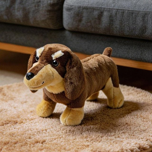 Kawaii Dackel Plüschtier, 35cm, ab 14 Jahren - Bild 1