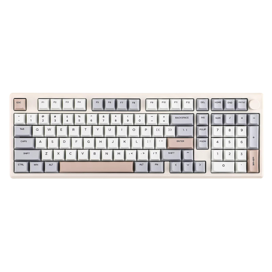 EPOMAKER Galaxy100 Mechanische Gaming-Tastatur mit Aluminium-Gehäuse, Tri-Mode Kabellos, Hot-Swap und Gasket-Mount, US-Layout, Schwarz oder Pink - Bild 6
