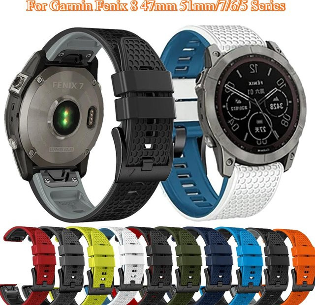 QuickFit Uhrenarmband Silikon, Schwarz, Unisex - Bild 1