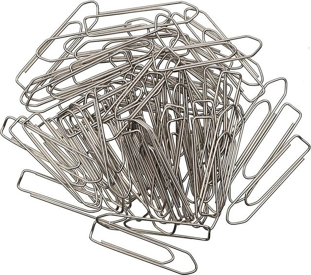 Rico Design Paper Poetry Büroklammern in Silber, 60 Stück, 5 cm - Bild 1