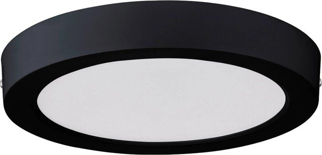 Eglo LED-Deckenleuchte Idun-E in Schwarz mit 4.000 K, Höhe: 3 cm, Durchmesser: 22,5 cm - Bild 1
