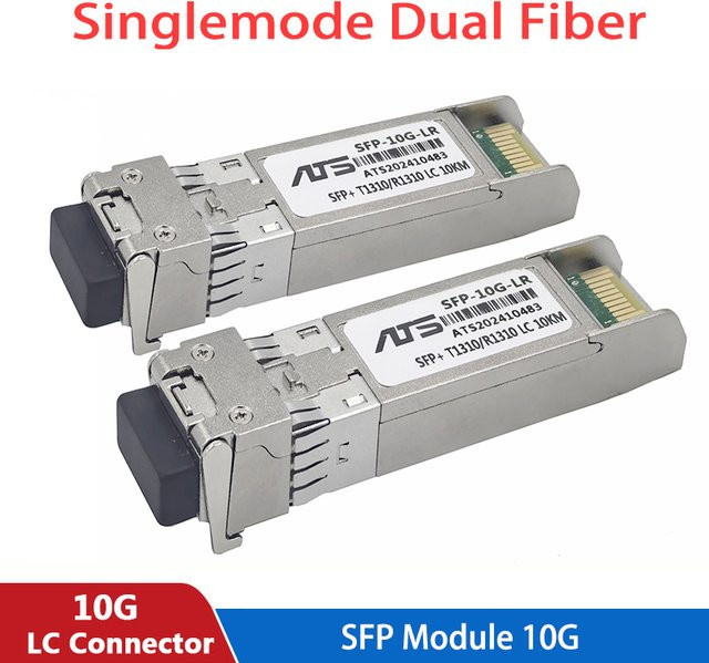 Sevenlayer 10G SFP+ Modul Single Mode LR Duplex LC 1310 nm 10 km Glasfaser SFP Transceiver kompatibel mit Cisco und Mikrotik - Bild 1