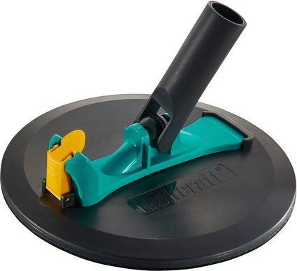 Wolfcraft Rundschleifer aus Kunststoff in Schwarz und Grün mit einem Durchmesser von 22,5 cm - Bild 1