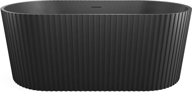 Freistehende Badewanne Aliena von Vente-unique in Schwarz, Länge: 150 cm - Bild 1