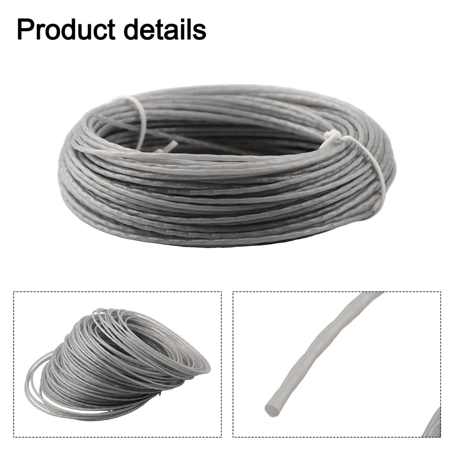 Bosch Rasentrimmerfaden Zubehör für Rasenmäherkopf, Farbe: Grau, Länge: 24 m, Durchmesser: 1,6 mm - Bild 4