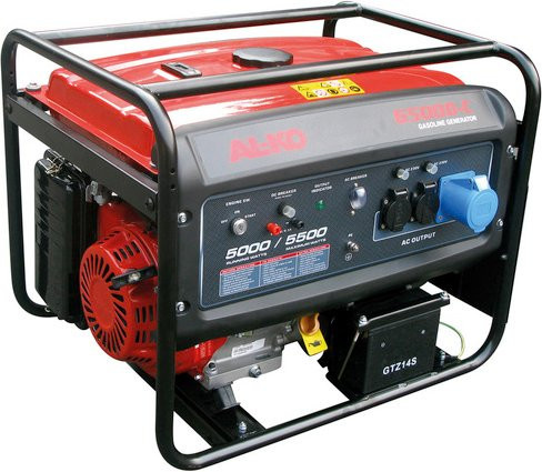 Al-Ko Stromerzeuger 6500 D-C Benzinstromerzeuger 5,5 kW in Schwarz und Rot mit 25 l Tankvolumen - Bild 1